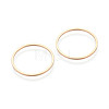 Brass Linking Rings KK-S327-06KC-20mm-2