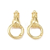 Hand Brass Spring Gate Rings KK-Z132-06G-1