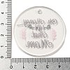 Mother's Day Opaque Acrylic Pendants BACR-C001-02C-3