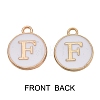 Golden Plated Alloy Charms ENAM-SZ0001-25A-F-2