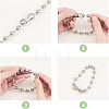 Unicraftale 304 Stainless Steel Ball Chain Bracelets and Necklaces Jewelry Sets SJEW-UN0001-01P-5