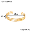 304 Stainless Steel Cuff Bangles STAS-OY006-79G-2
