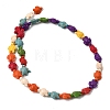 Synthetic Turquoise Beads Strands G-E456-35D-8x10mm-04-2