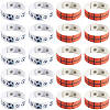 20Pcs 2 Styles Leather Wide Cord Bracelet with Snap Button for Men Women GUQI-CL0001-02A-1