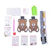 5D DIY Bear Pattern Animal Diamond Painting Pencil Cup Holder Ornaments Kits DIY-C020-06-2