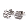 304 Stainless Steel Stud Earring Findings STAS-I183-03A-P-2