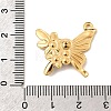 304 Stainless Steel Rhinestone Pendants STAS-P431-28G-4