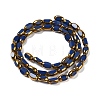 Electroplate Opaque Color Glass Beads Strands EGLA-Q127-A01-02H-2