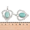 Natural Amazonite Pendants G-A315-04C-P-3