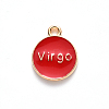 Alloy Enamel Pendants ENAM-S124-01A-07B-3