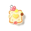 Opaque Resin Imitation Pendants RE-CBA3B4E-01A-1