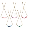 Adjustable 304 Stainless Steel Cable Chain Slider Bracelets BJEW-JB13089-2