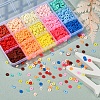 2250Pcs 15 Colors Eco-Friendly Handmade Polymer Clay Beads CLAY-YW0001-56-5