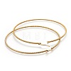 304 Stainless Steel Big Hoop Earrings X-EJEW-F188-24G-F-2