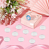 60Pcs 304 Stainless Steel Plain Edge Bezel Cups STAS-SC0021-45-6