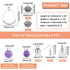 CHGCRAFT DIY Chandelier Earrings Makings Kit DIY-CA0001-54-2
