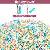 60G Baking Paint Glass Tube Beads GLAA-SC0003-43A-2