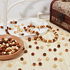 Gorgecraft 400Pcs 4 Colors Natural Unfinished Wood Beads WOOD-GF0001-90-4