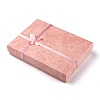 Jewelry Cardboard Boxes with Flower(Color Random Delivery) and Sponge Inside CBOX-R023-4-5