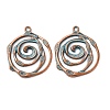 Tibetan Style Alloy Pendants FIND-B055-02M-1