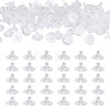 100Pcs Plastic Ear Nuts KK-TADJ0001-36-1
