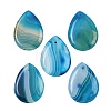 Natural Banded Agate Pendants GG-K002-02B-1