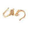 Brass Micro Pave Cubic Zirconia Earring Hooks KK-CBA8EB2-06G-2