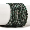 Natural Emerald Beads Strands G-B175-C05-2x2mm-2