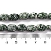 Natural Green Spot Jasper Beads Strands G-G146-A26-01-5