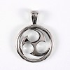 316 Surgical Stainless Steel Pendants STAS-E070-44-1