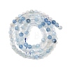 Natural Aquamarine Beads Strands G-F509-10-4mm-A-3