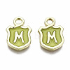 Alloy Enamel Charms ENAM-T012-03M-RS-2