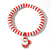 Christmas 304 Stainless Steel Enamel Charm Bracelets LS-ZQ4442-26-1