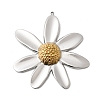 Two Tone 304 Stainless Steel Big Pendants STAS-B120-01GP-02-1