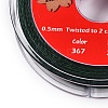 2-Ply Round Waxed Cotton Thread Cords YC-T004-01A-13-2