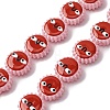 Fuuny Baking Paint Glass Enamel Beads LAMP-Q045-01H-3