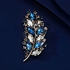 Alloy Rhinestone Brooch for Backpack Clothes PW-WG225E4-01-1