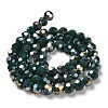 Electroplate Opaque Glass Beads Strands EGLA-A035-P6mm-A23-2