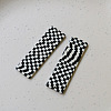 Acrylic Plaid Charm FIND-SZC0010-429-1