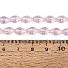 Transparent Glass Beads Strands GLAA-N071-01A-A03-4