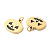 Halloween Ion Plating(IP) 304 Stainless Steel Charms STAS-D066-07G-3