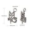 Tibetan Style Alloy Pendants TIBEP-A100603-S-LF-2