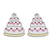 Alloy Enamel Pendants PALLOY-T075-134-RS-2