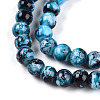 Baking Paint Glass Beads Strands LS-DGLA-N003-6mm-A08-3