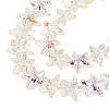 Electroplate Transparent Glass Beads Strands EGLA-Q136-01A-03-3
