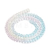 Transparent Painted Glass Beads Strands DGLA-A034-T4mm-A21-5