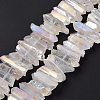 Natural Quartz Crystal Points Beads Strands G-K181-B28-3