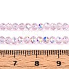 Transparent Glass Beads Strands EGLA-N016-3mm-04-4