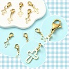 10Pcs Brass Pendant Decorations HJEW-YW00443-2