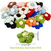32Pcs 16 Colors Handmade Cotton Knitting Ornament Accessories DIY-AR0002-09-6